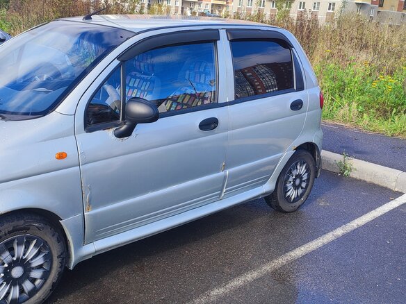 2008 Daewoo Matiz Best I Рестайлинг, серебристый - вид 2
