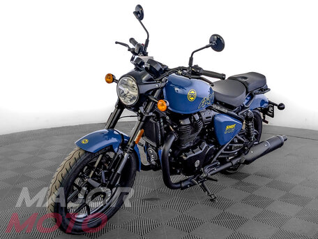 2026 Royal Enfield Shotgun, синий, 732000 рублей, вид 4