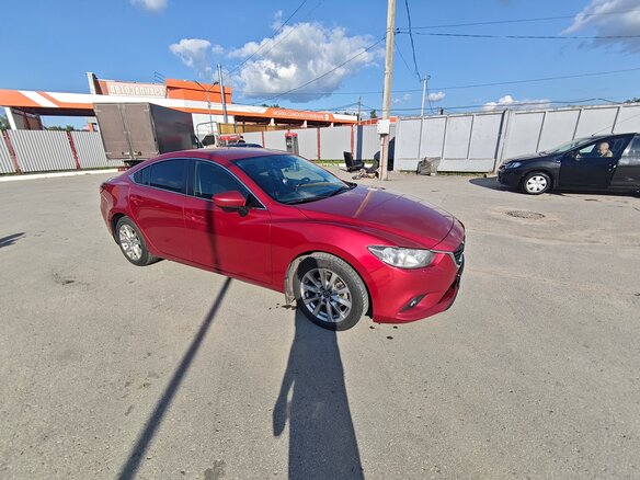 2015 Mazda 6 III (GJ) Рестайлинг, красный, 1450000 рублей - вид 9