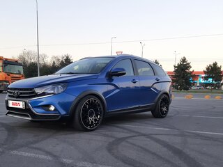 2020 Lada (ВАЗ) Vesta SW I, синий, 1600000 рублей, вид 1