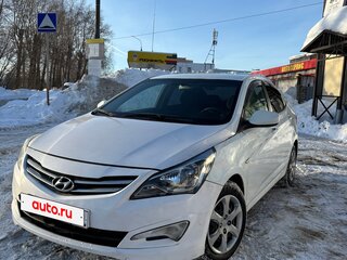 2016 Hyundai Solaris I Рестайлинг, белый, 600000 рублей, вид 1