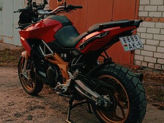 2014 Aprilia ETV 1200 Caponord, красный, 611315 рублей, вид 1