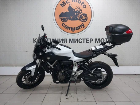2014 Yamaha MT-07 (FZ-07), белый, 599000 рублей, вид 2