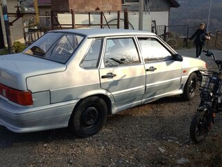 2005 Lada (ВАЗ) 2115, серебристый, 105000 рублей, вид 2