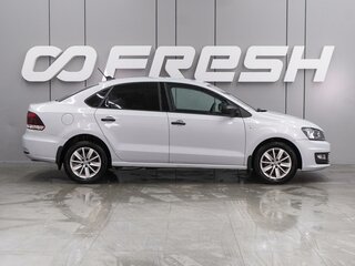 2019 Volkswagen Polo V Рестайлинг, белый, 1166000 рублей, вид 5