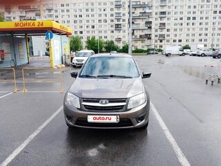 2017 Lada (ВАЗ) Granta I, коричневый, 390000 рублей, вид 3