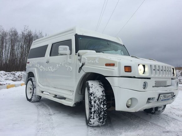 2007 Hummer H2 I, белый - вид 5