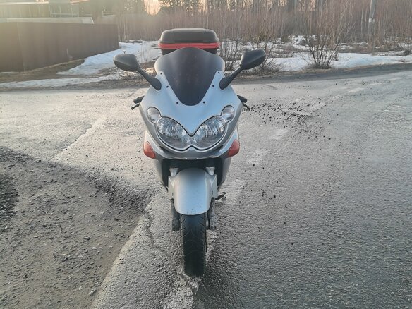 2002 Kawasaki ZZR 1200, серебристый, 350000 рублей - вид 2
