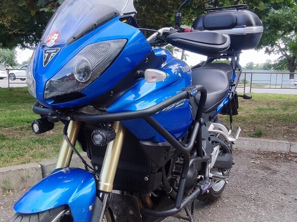 2007 Triumph Tiger 1050, синий, 570000 рублей - вид 13