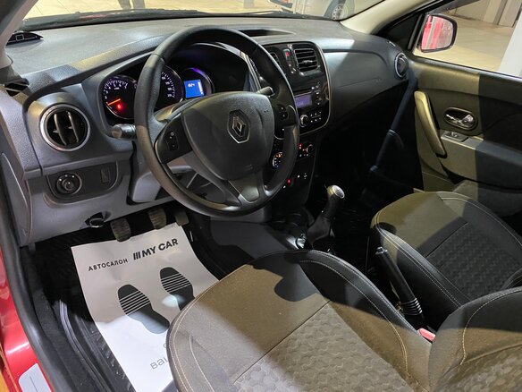 2014 Renault Logan II, красный - вид 14