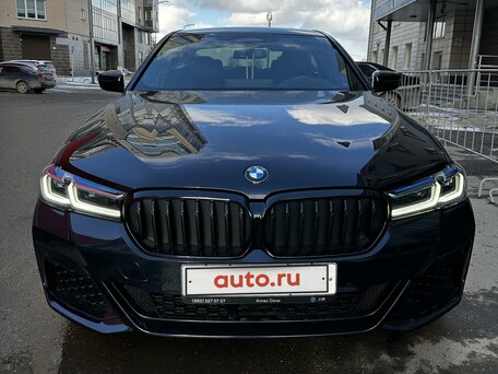 2021 BMW 5 серии 530d xDrive VII (G30/G31/G38) Рестайлинг, чёрный, 7200000 рублей, вид 2