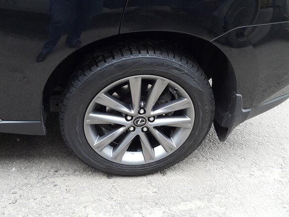 2012 Lexus RX 450h III Рестайлинг, чёрный - вид 12