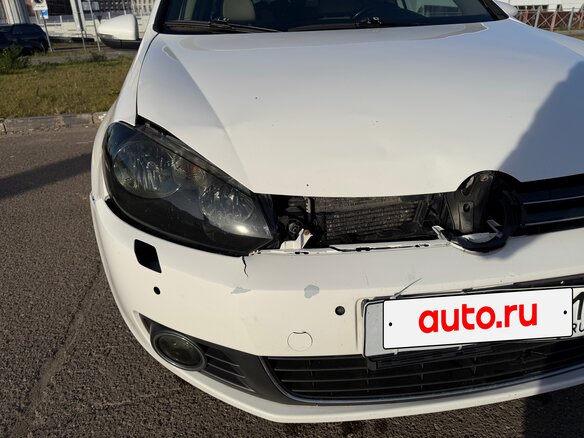 2012 Volkswagen Golf VI, белый, 700000 рублей - вид 15