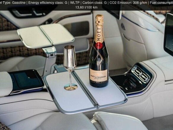 2025 Mercedes-Benz Maybach S-Класс 680 II (Z223), розовый, 51100000 рублей - вид 20