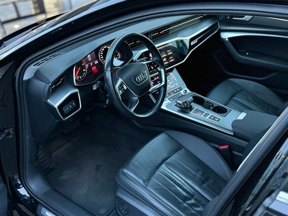 2020 Audi A6 40 TFSI V (C8), чёрный, 3450000 рублей - вид 9