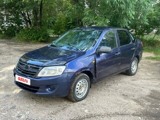 2014 Lada (ВАЗ) Granta I, синий, 155000 рублей, вид 1