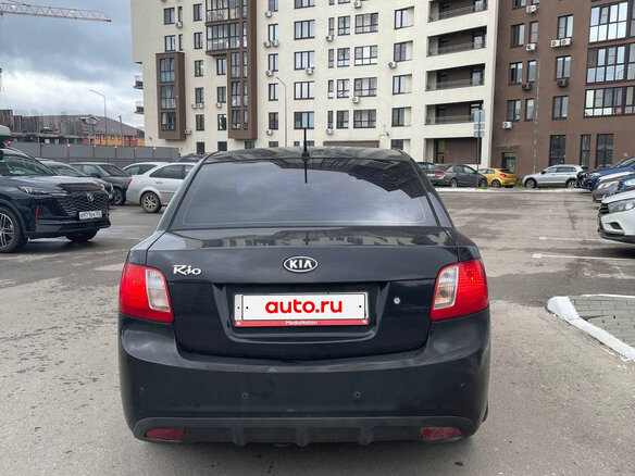 2009 Kia Rio II Рестайлинг, чёрный, 339000 рублей - вид 8