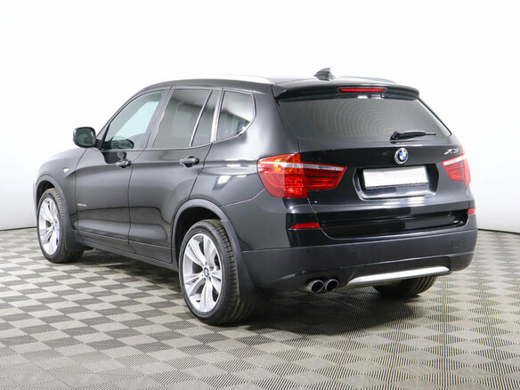 2013 BMW X3 30d xDrive II (F25), чёрный - вид 6