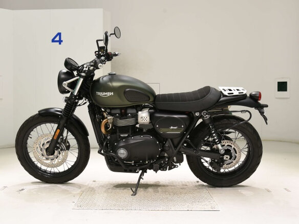 2018 Triumph Scrambler, зелёный, 860000 рублей - вид 1