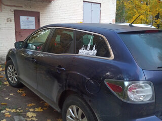 2011 Mazda CX-7 I Рестайлинг, синий, 1390000 рублей, вид 3