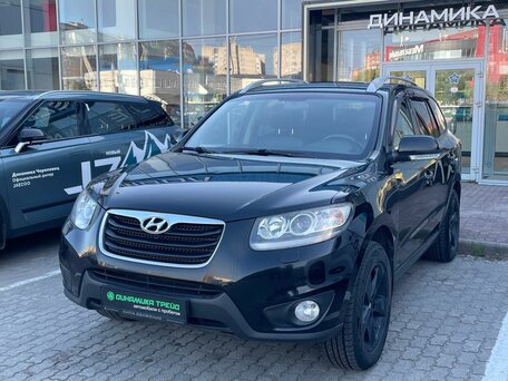 2011 Hyundai Santa Fe II Рестайлинг, чёрный, 1245000 рублей, вид 1