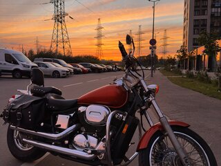 2006 Honda VT 750, оранжевый, 450000 рублей, вид 1
