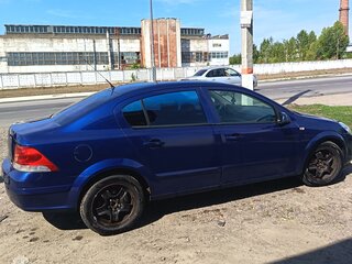 2007 Opel Astra H Рестайлинг, синий, 460000 рублей, вид 2