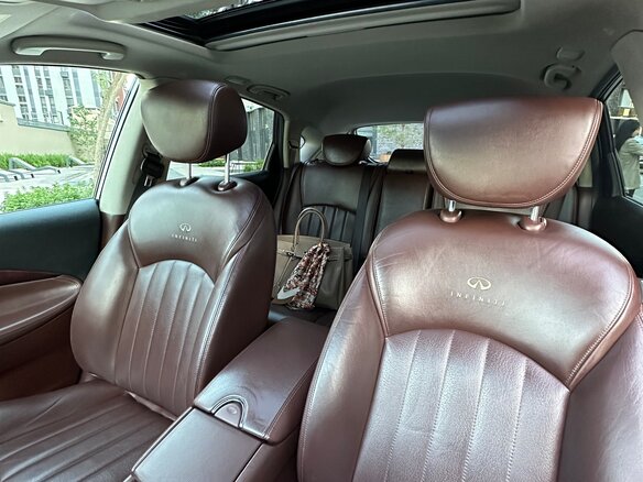 2011 Infiniti EX25 I (J50), фиолетовый, 1900000 рублей - вид 6