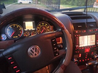 2003 Volkswagen Touareg I, серый, 725000 рублей, вид 4