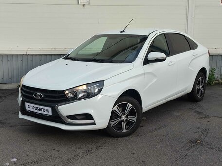 2020 Lada (ВАЗ) Vesta I, белый, 895000 рублей, вид 2