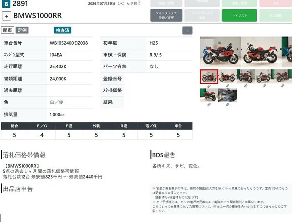 2013 BMW S 1000 RR, красный, 1377000 рублей - вид 11