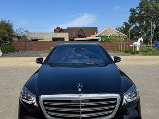 2018 Mercedes-Benz S-Класс 350 d Long VI (W222, C217) Рестайлинг, чёрный, 3350000 рублей, вид 2