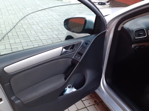 2011 Volkswagen Golf VI, серебристый - вид 10