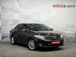 2012 Toyota Corolla X (E140, E150) Рестайлинг, чёрный, 1250000 рублей, вид 3