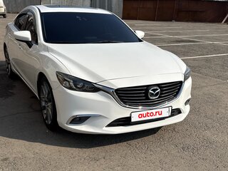 2016 Mazda 6 III (GJ) Рестайлинг, белый, 1150000 рублей, вид 2