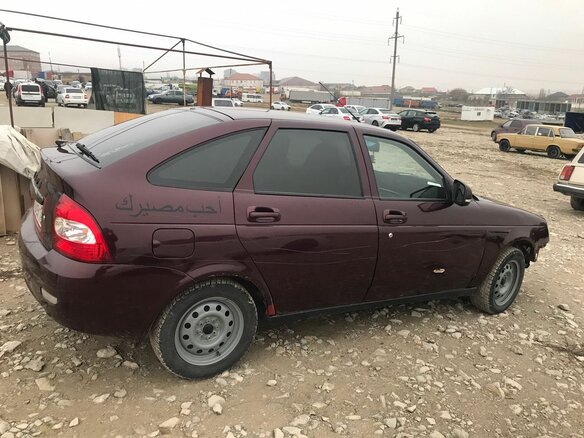 2010 Lada (ВАЗ) Priora I, красный, 255000 рублей - вид 4