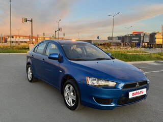 2008 Mitsubishi Lancer X, синий, 710000 рублей, вид 3