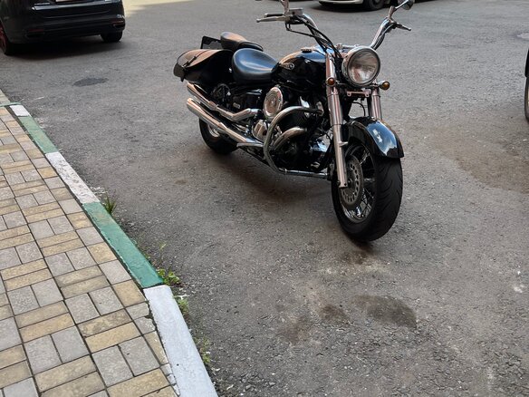 2008 Yamaha XVS1100, чёрный, 620000 рублей - вид 5