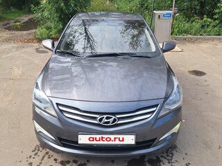 2016 Hyundai Solaris I Рестайлинг, серый, 875000 рублей, вид 1