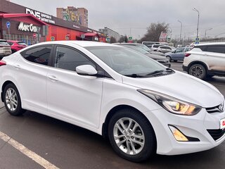 2014 Hyundai Elantra V (MD) Рестайлинг, белый, 1200000 рублей, вид 2