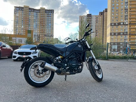 2024 Benelli Leoncino 500 Trail, чёрный, 460000 рублей, вид 4