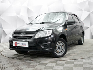2015 Lada (ВАЗ) Granta I, чёрный, 425000 рублей, вид 1