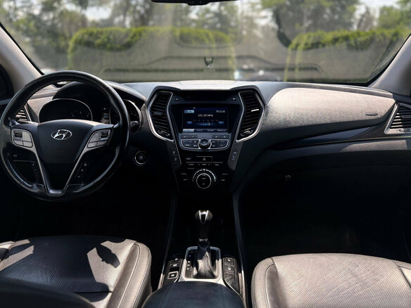 2013 Hyundai Santa Fe III, бежевый - вид 16