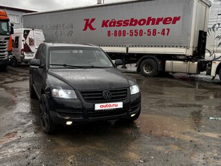 2003 Volkswagen Touareg I, чёрный, 460000 рублей, вид 1