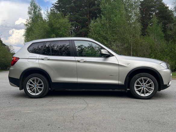2011 BMW X3 20d xDrive II (F25), серебристый, 1780000 рублей - вид 6