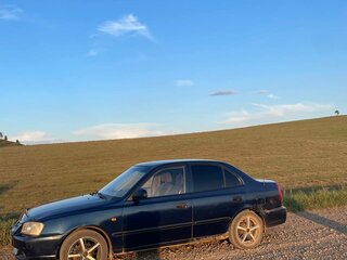 2007 Hyundai Accent ТагАЗ II, синий, 300000 рублей, вид 5