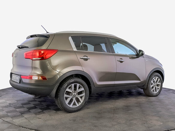 2015 Kia Sportage III Рестайлинг, коричневый, 1790000 рублей - вид 4