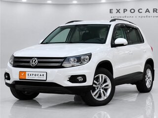2014 Volkswagen Tiguan I Рестайлинг, белый, 1140000 рублей, вид 1