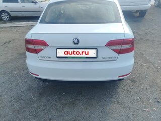 2014 Skoda Superb DSG II Рестайлинг, белый, 1250000 рублей, вид 3