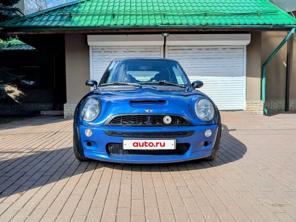 2003 Mini Hatch Cooper S I (R50), синий, 1250000 рублей